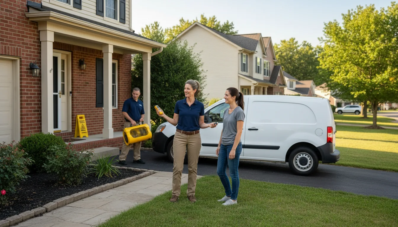 Residential water damage restoration in Newington, NH